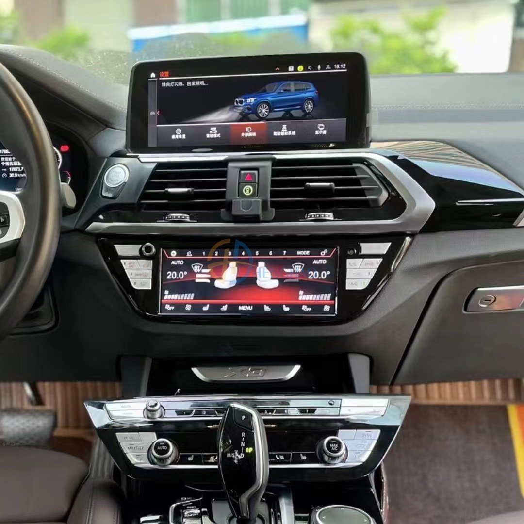 Car DVD Player AC Air Condition Control LCD Screen Panel For BMW X3 G01 X4 G02 2018-2021 Air Conditioner Control AC Touch Screen