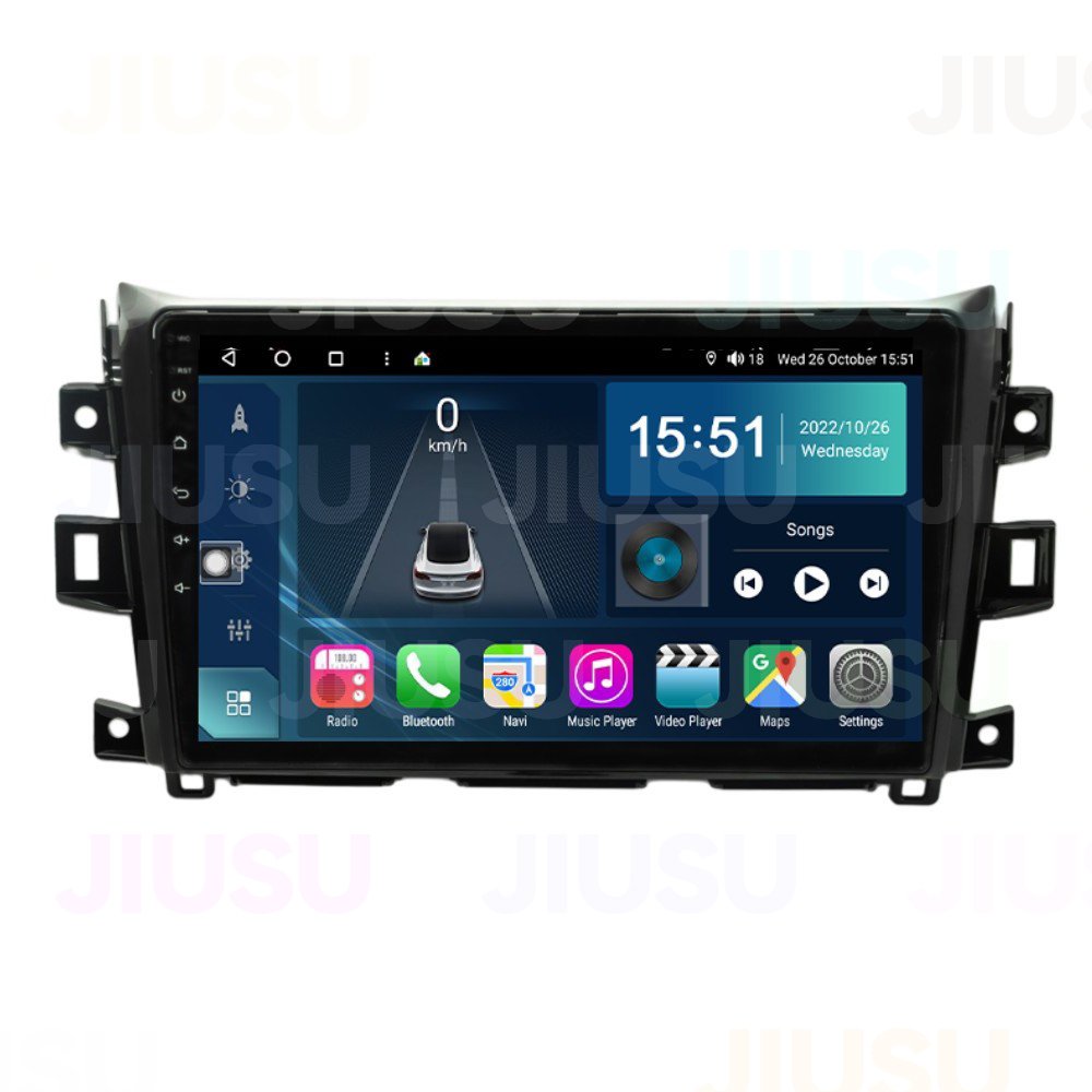 Android 12 Car Radio GPS DVD Player Stereo Multimedia Audio System for Nissan Navara Terra Frontier NP 2011-2017 with Carplay
