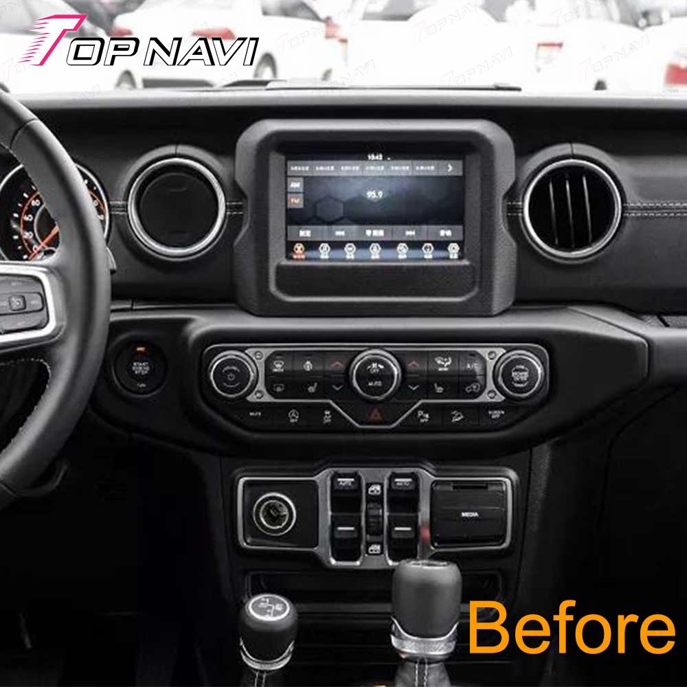 Jeep Wrangler 2018-2021 Android GPS Navigation System Car DVD Player 4+64 GB Combination with Reversing Aid