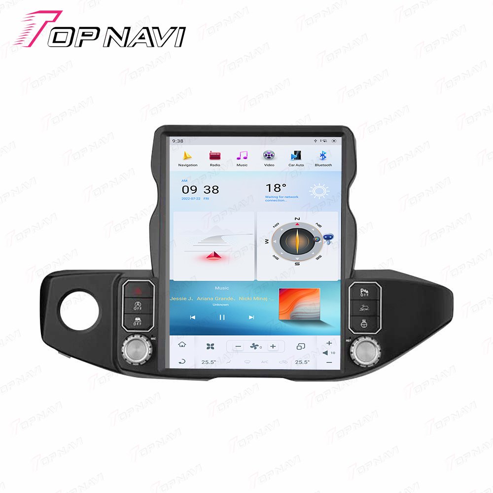 Jeep Wrangler 2018-2021 Android GPS Navigation System Car DVD Player 4+64 GB Combination with Reversing Aid