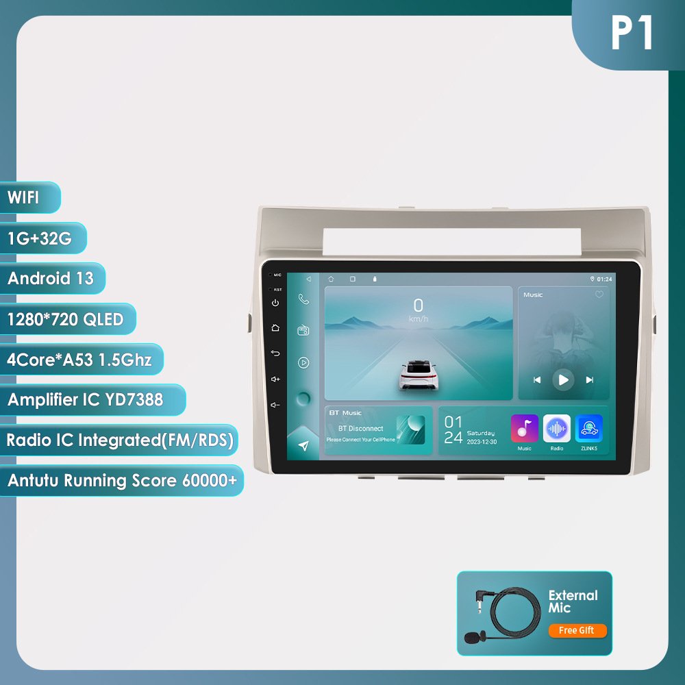 9 Inch Android Car Dvd Player 4G for Toyota Corolla Verso 2004 2005 2006 2007 2008 2009 with Apple Car Play and Navigation & GPS