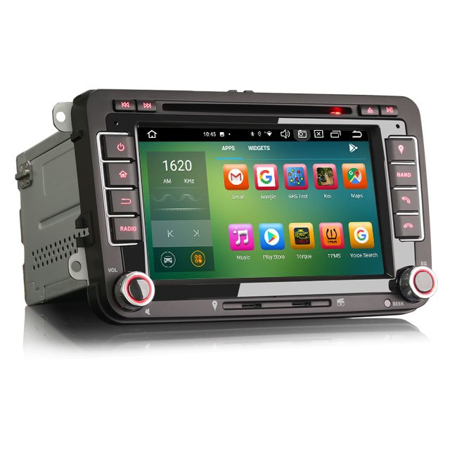 Erisin ES8548V 7" DSP Android 12.0 CarPlay & Auto GPS 4G DAB+ Car Stereo For VW Golf Passat Tiguan Polo Eos Seat Skoda