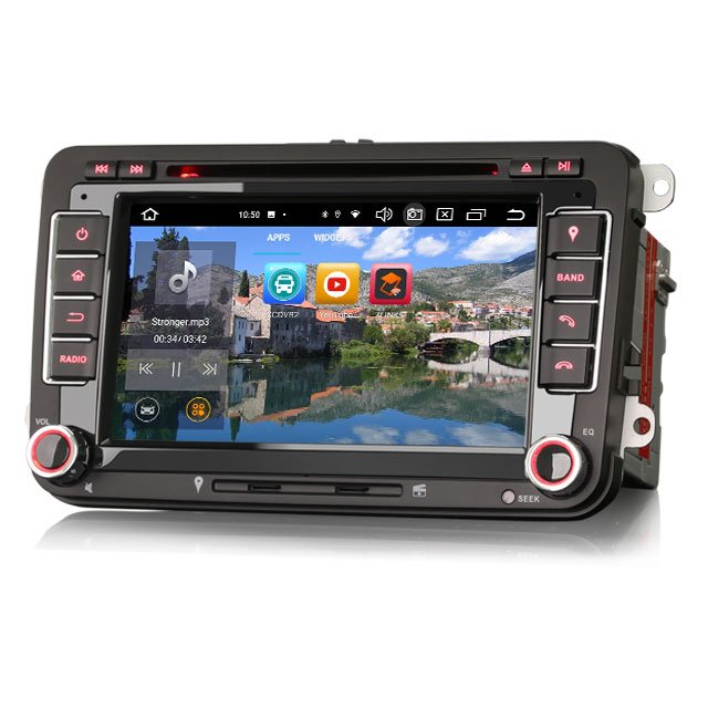 Erisin ES8548V 7" DSP Android 12.0 CarPlay & Auto GPS 4G DAB+ Car Stereo For VW Golf Passat Tiguan Polo Eos Seat Skoda