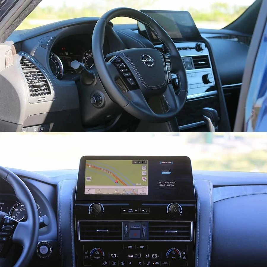Android radio For Nissan Armada Patrol Royale SL Y62 QX80 QX56 2010 - 2020 AutoRadio Multimedia Recorder Player car navigation