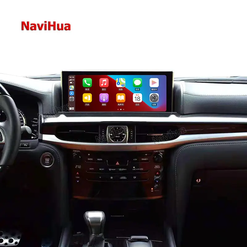 NaviHua 12.3" Touch Screen Multimedia Android Car Radio Head Unit Monitor For Lexus LX570 2016 2020 GPS Navigation Carplay 8+128