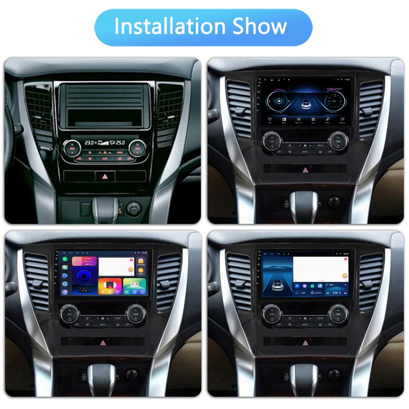9'' Android Car DVD Player Multimedia For MITSUBISHI PAJERO SPORT 2016-2018 Car GPS Navigation System Radio