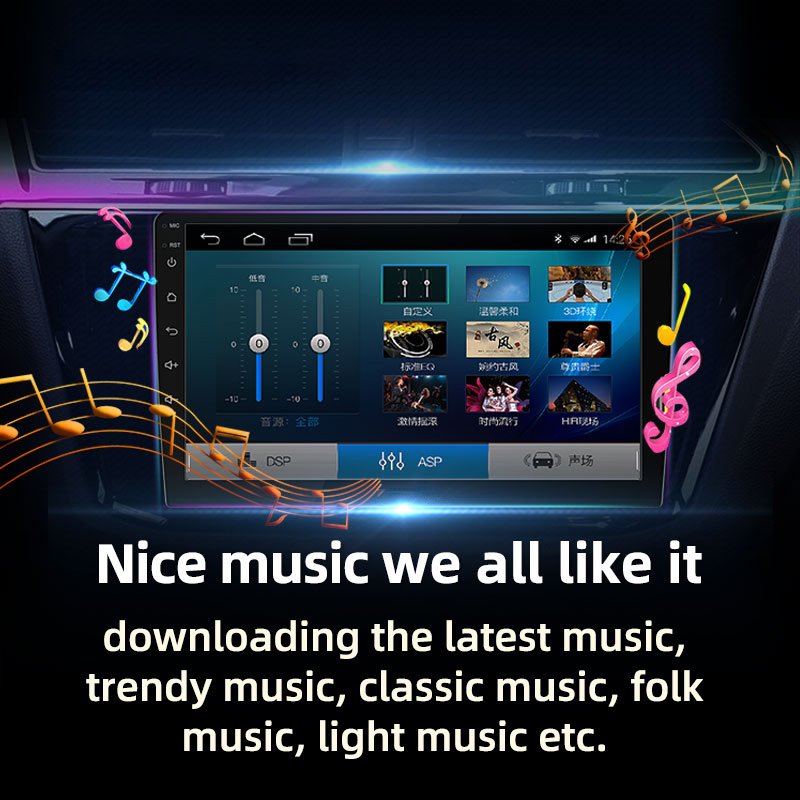 Universal 2 Din Android Car Multimedia Player Stereo Gps Radio Car Dvd Player