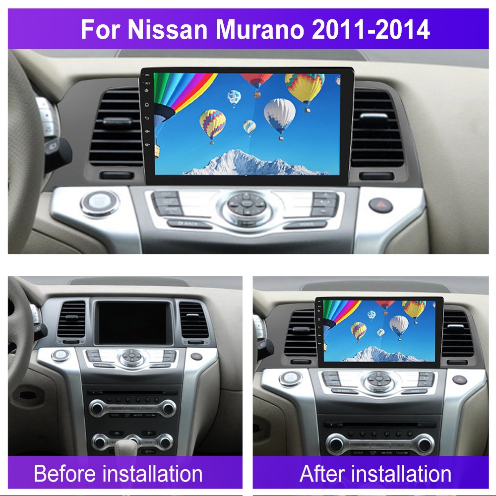 Podofo 9" Android Car Stereo For Nissan Murano 2011-2014 Car Radio Autoradio Carplay Android Auto GPS Wifi Hifi Audio FM RDS