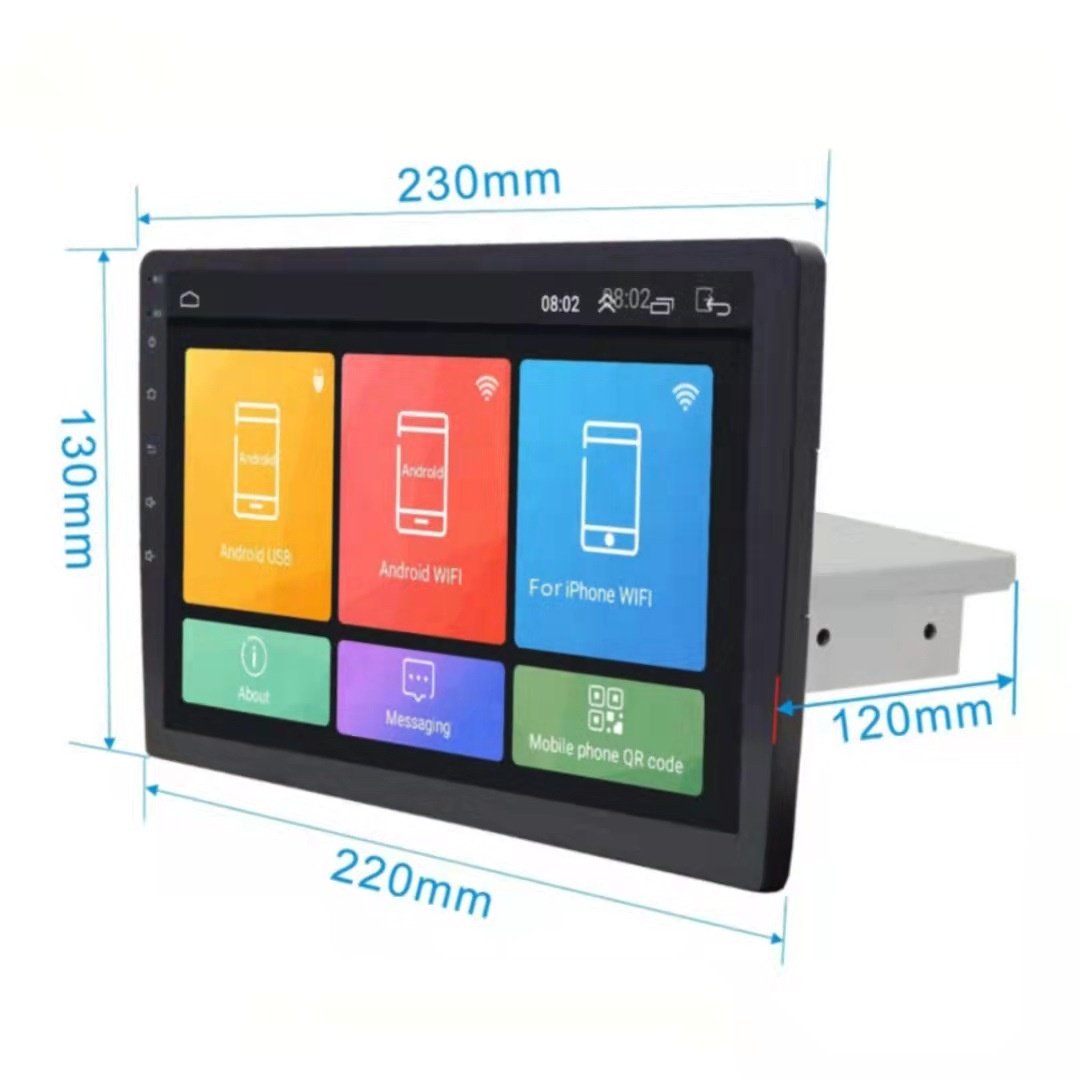 XinYoo in car Android one din 9'' Universal Adjustable Touch screen USB WIFI Mirror Link car radio MP5 Player