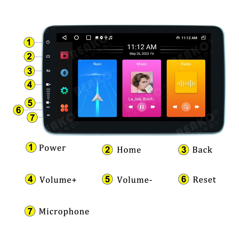 Hot Sale 9inch Android Single Din 9 Inch Touch Screen Carplay Car Auto Radio Stereo Audio DVD Player