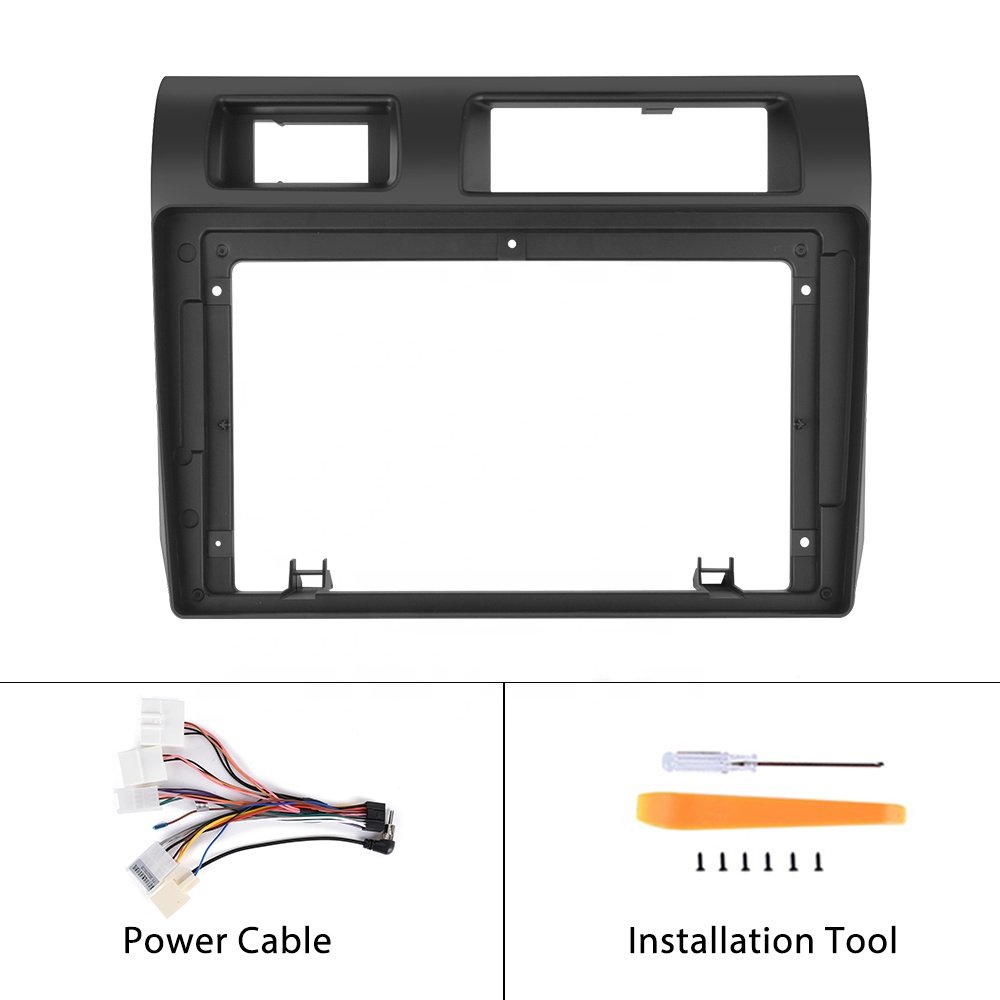 Podofo Dash Kit For Toyota Land Cruiser LC79 2015 Car Radio Stereo Autoradio Frame 9'' Car DVD Player Dashboard Fascia