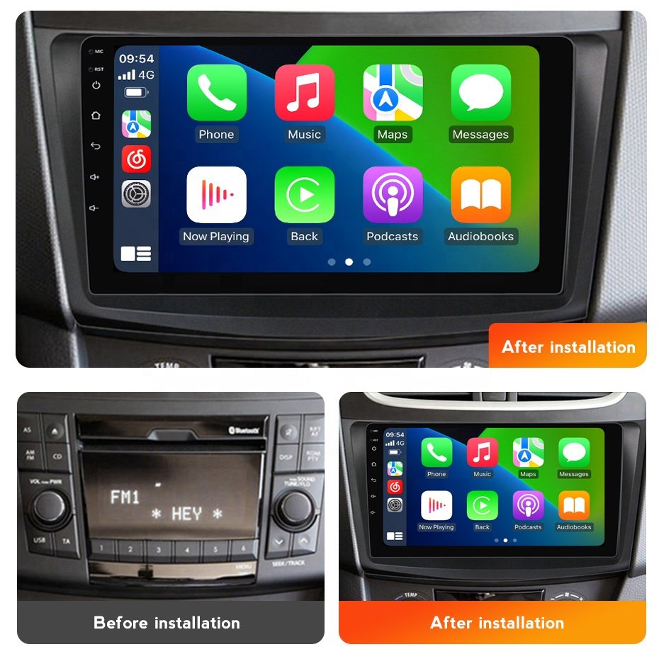 MEKEDE ms android screen car stereo dvd car player support DVR DSP FM WIFI 4G For Suzuki Swift 2011-2015