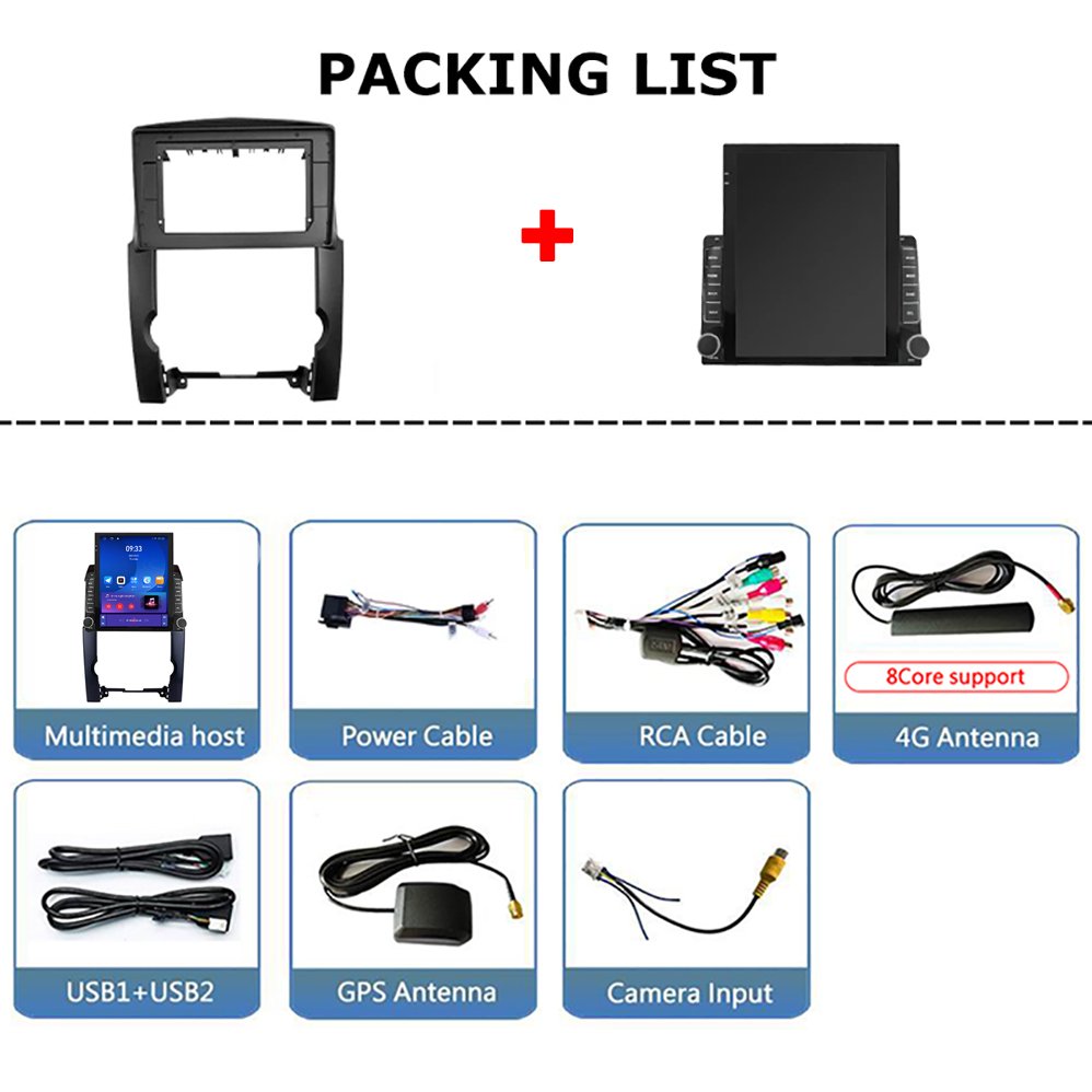 9.7 Inch Tesla Vertical Screen Android Car Radio for KIA Sorento 2009-2012 GPS Navigation Multimedia System Has Wireless Carplay