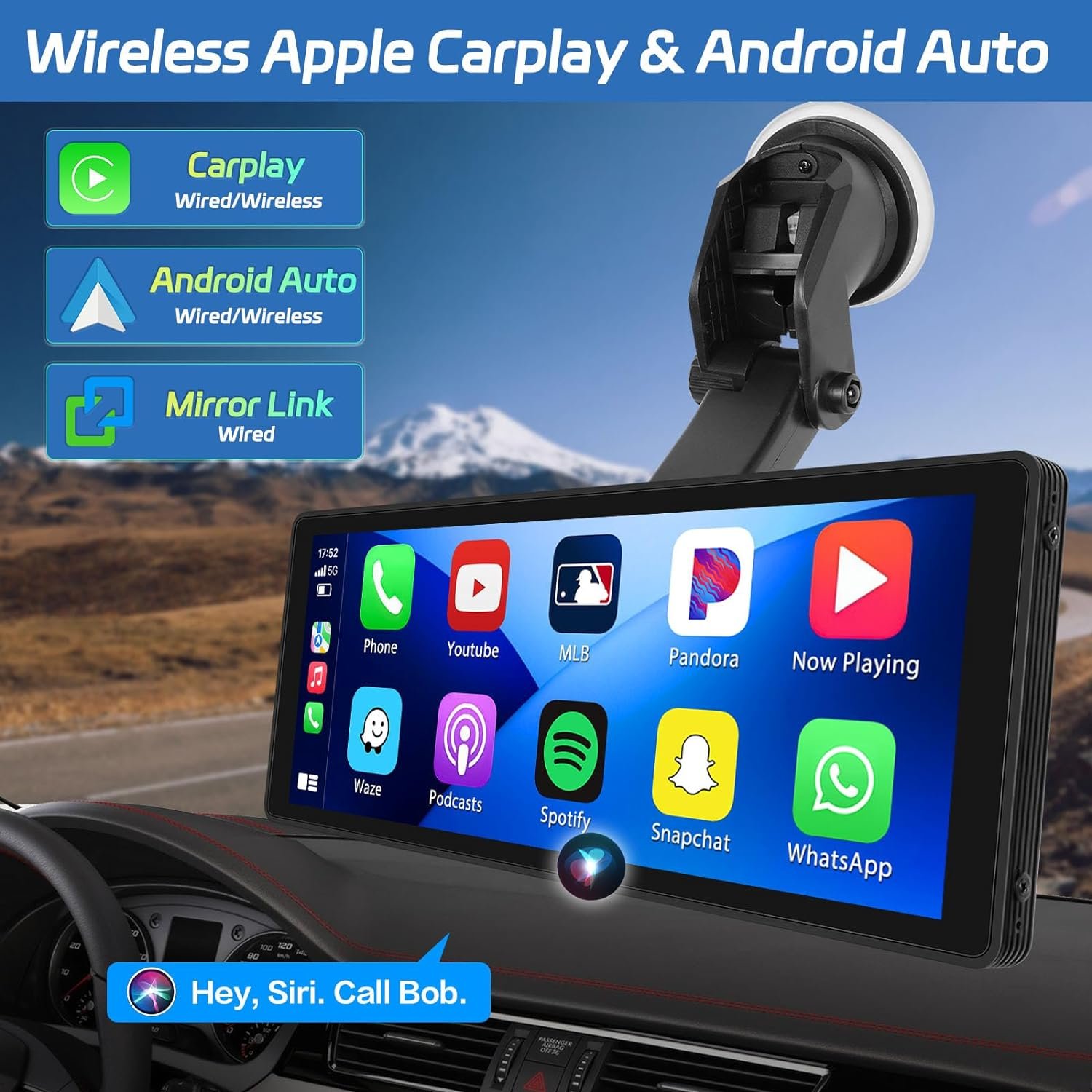 Portable 10.26 inch stereo mp5 universal car multimedia player gps navigation for car touch screen mp5 display