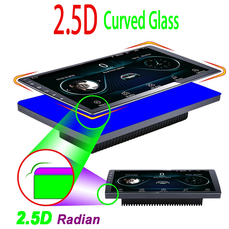 7 inch Double din car video stereo android car dvd player with 360 degree camera version BT/FM/AUX/USB