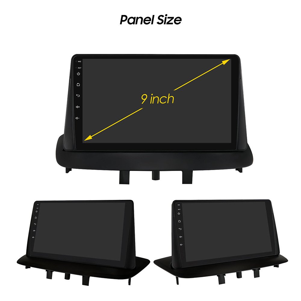 9" Car Audio Screen Touch Display Android USB Dashboard Car Dvd Player Multimedia Radio Video For Renault Megane 3