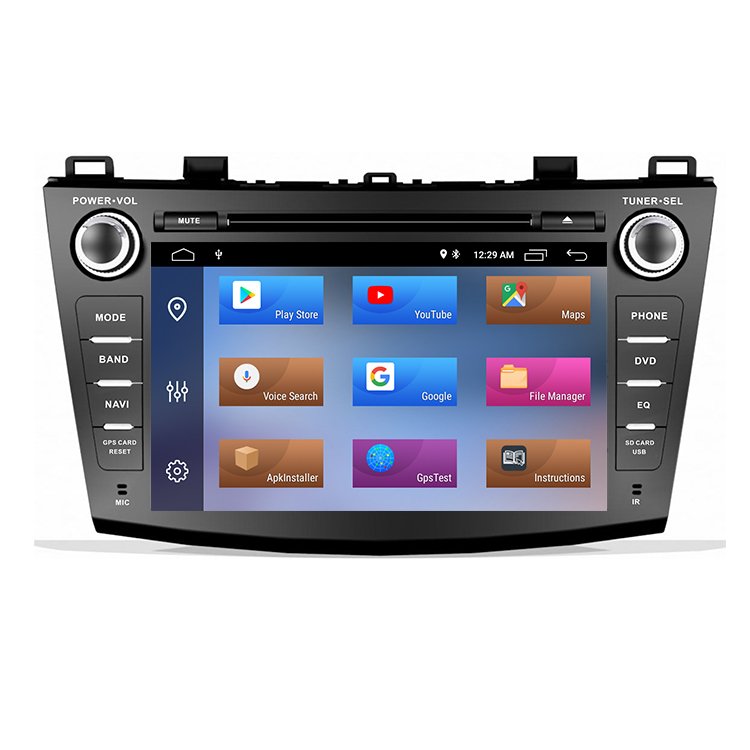 8" Android 12 Car DVD Player for Mazda 3 Mazda3 2010-2013 with BT Wifi Radio GPS SWC RDS Mirror-Link Carplay DSP