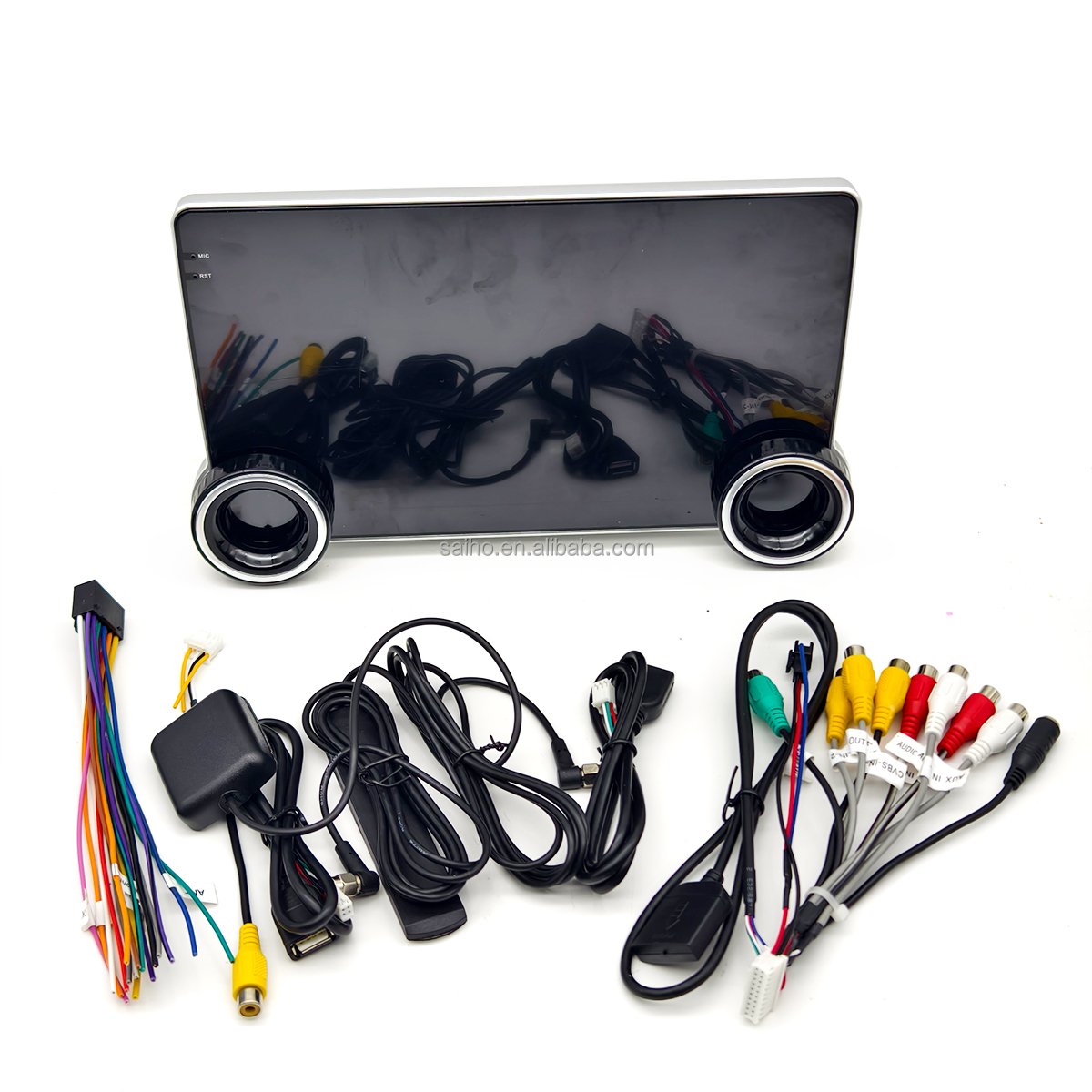 12.5'' Universal Car Android Display Touch Screen Car Dvd Player Double Din Auto Stereo Carplay 2k Android Car Radio Dual Knob