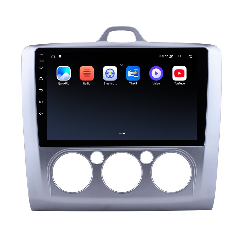 Android 2+32GB Car Radio Multimedia Player GPS WIFI FM Carplay Screen For Ford Focus AT 2007-2011 Reverse Camera
