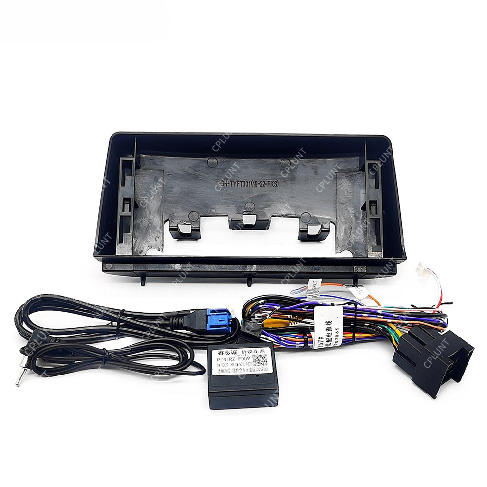 Car DVD Player Frame For FORD FOCUS 2019+ 12.3INCH BLACK Android radio Farme stereo