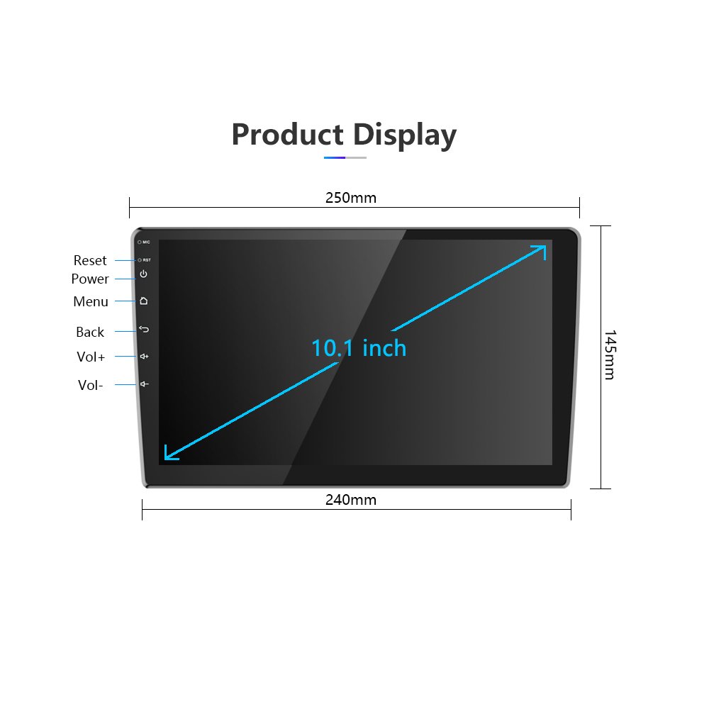 2din 9inch Touch Screen Multimedia Car DVD Player GPS System 10inch Universal Car Radio Support Camera