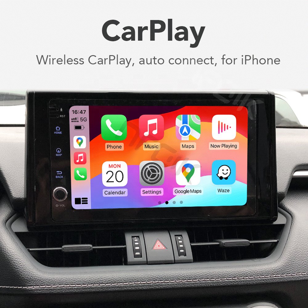 Android System Car Radio Stereo DVD Player 9 inch with CarPlay Universal 2024 new version