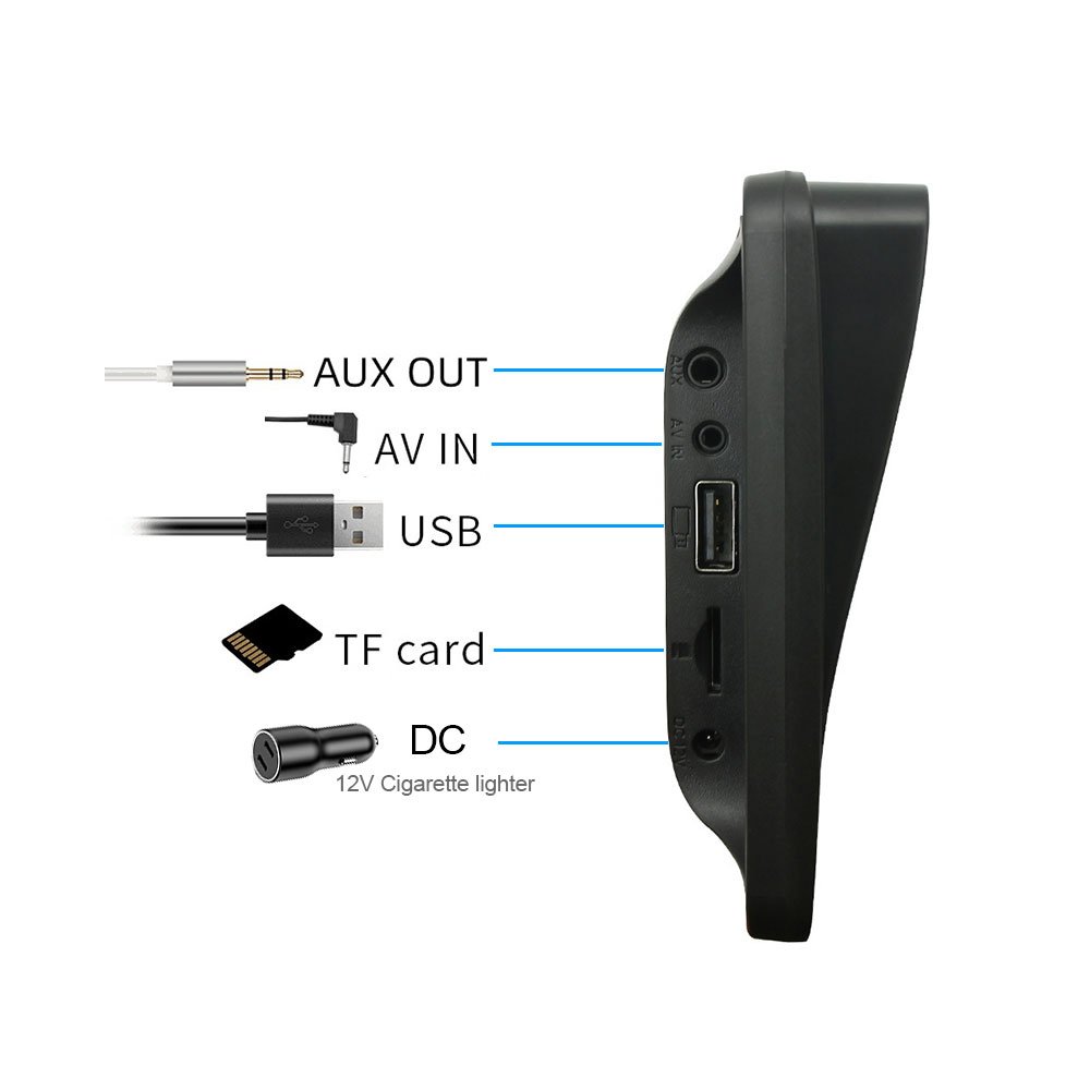 portable mobile carplay screen 9.36 inch touch screen car radio F133 chipset AHD FM transmitter wired / wireless carplay link