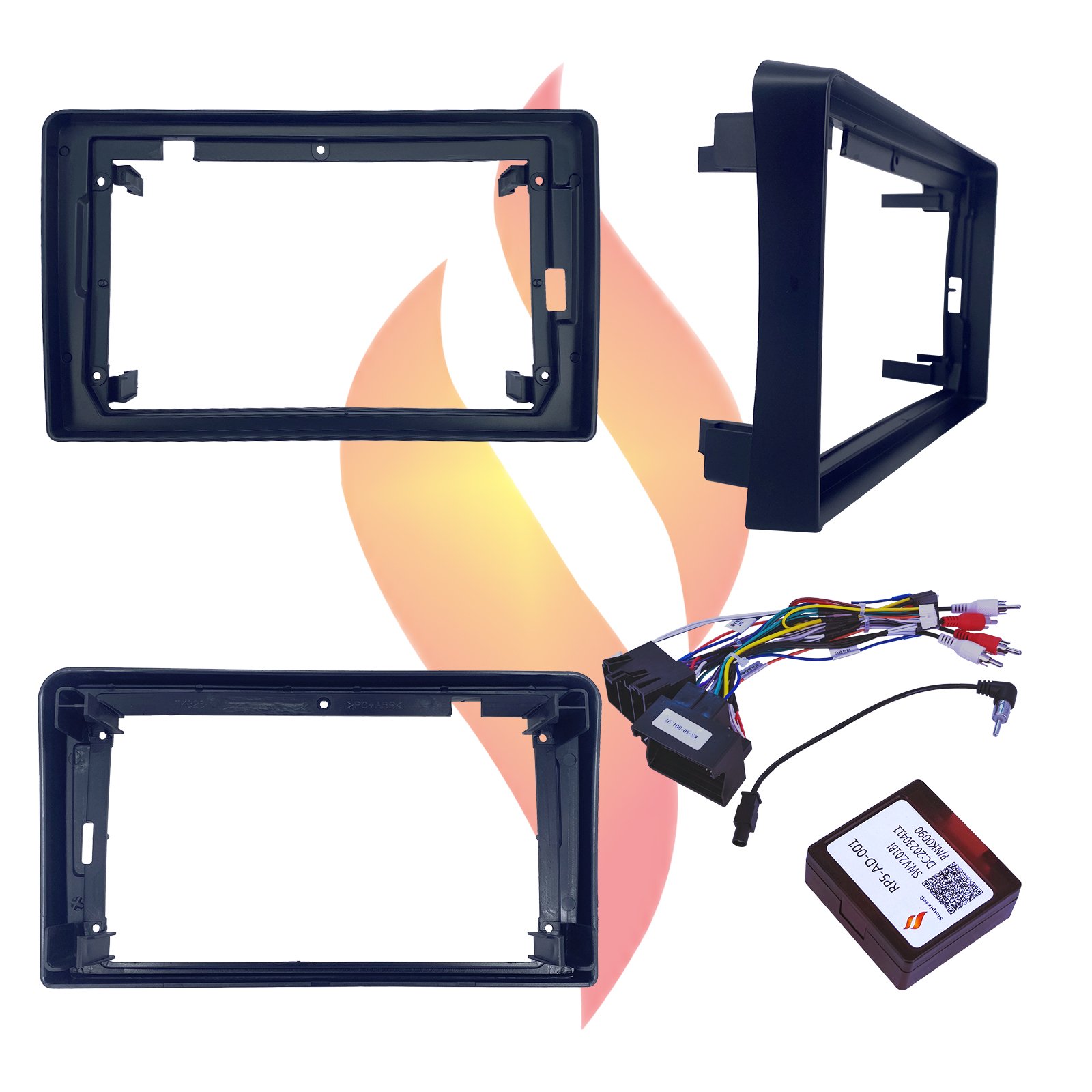 Navigation GPS Fascia frame for Audi A3 2003-2013 Car DVD Player Frame Kit Car wire harness and canbus