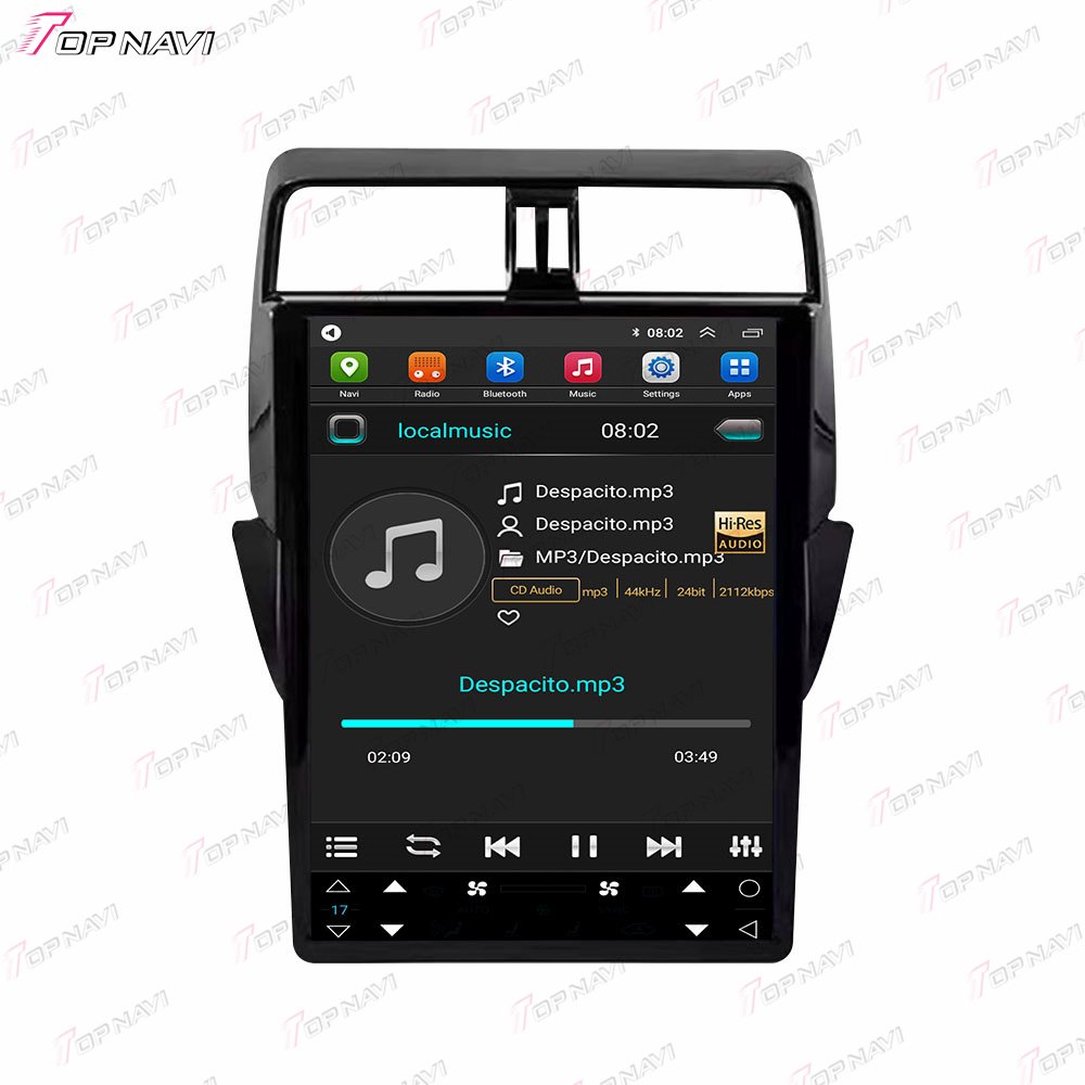 15.1 Inch Toyota Prado 2014-2017 Car Radio with GPS & DSP 4+64G Car Play Multimedia Android Touch Screen Car DVD Player