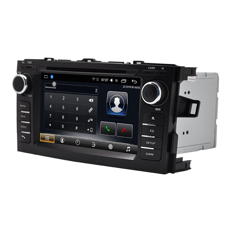 touch screen car radio car dvd player multimedia gps navigation system for Toyota Auris 2007-2013