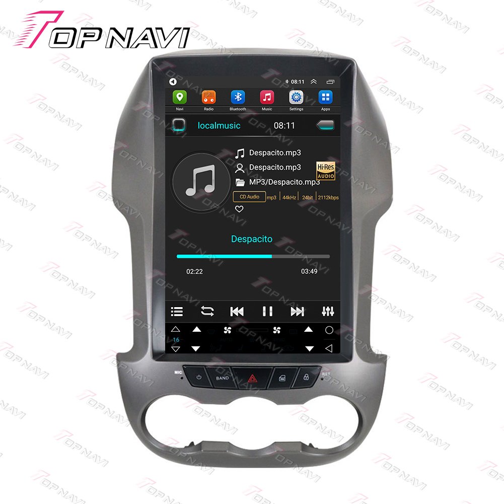 Style Like Tesla Screen 12.1Inch 2+32GB Car Multimedia Player For Ford 2011 - 2016 Regret F250 GPS Navigation Android Radio Car