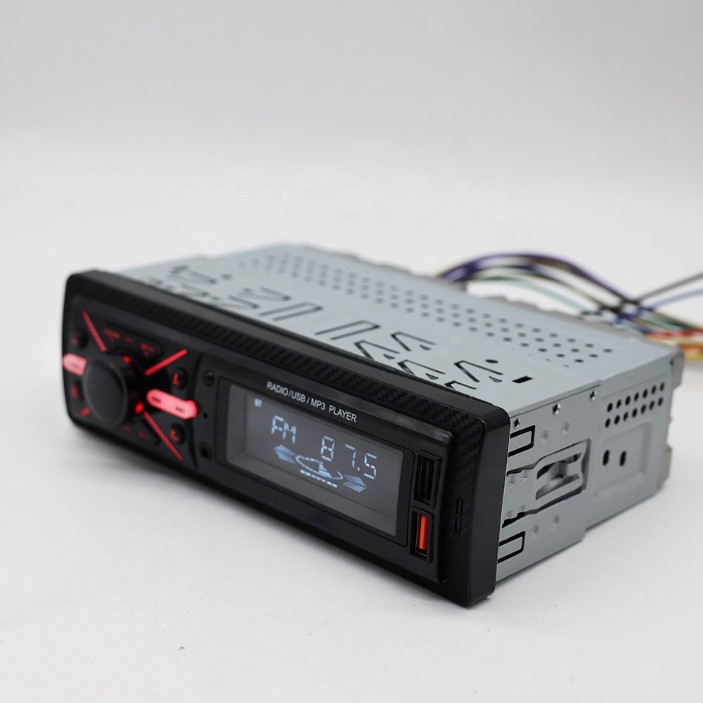 Low price 950 fixed panel 7388ic single din wireless handsfree car mp3 player car stereo