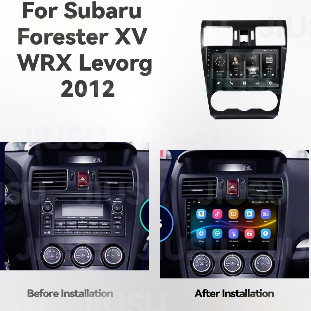 Android 12 Car Radio GPS DVD Player Stereo Multimedia Audio System for Subaru Forester XV WRX Levorg 2012-2014 with Carplay DSP