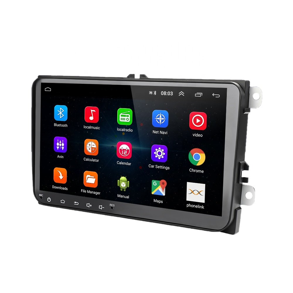 (EU Stock) Podofo 9" 2+16G Android 13 Car Radio Stereo GPS Wifi BT For VW/Volkswagen/Skoda/Octavia/Golf/Touran/Passat/Jetta