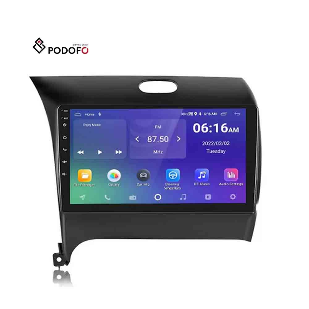 Podofo 9" Android Car Radio Para Carro Stereo For Kia K3 2013-2016 Autoradio GPS Wifi FM RDS Split Screen Auto Electronics