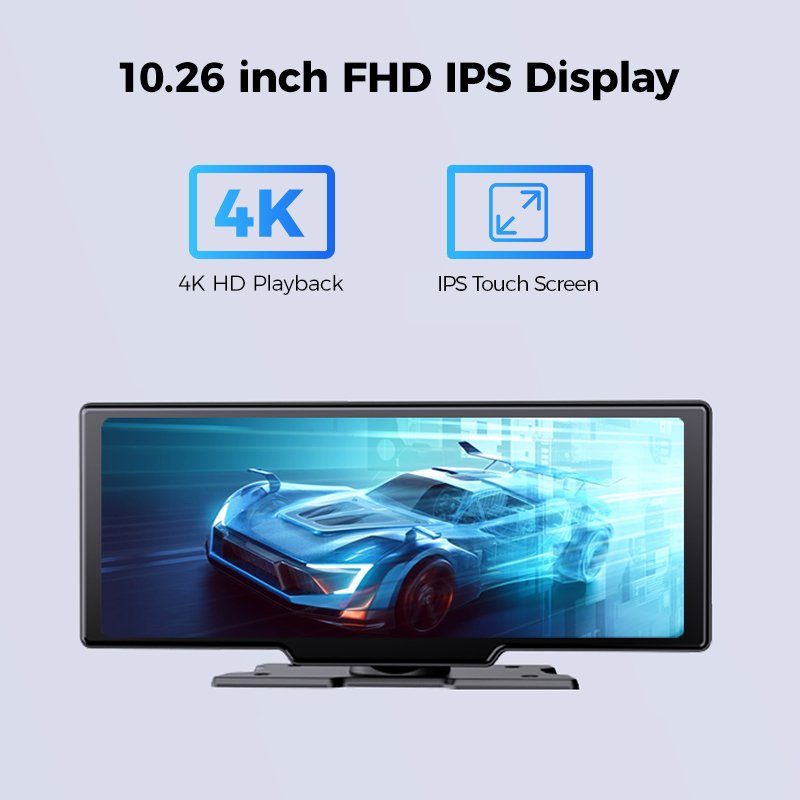 2024 Hot Selling Universal Tv Car Dvd Player radio 10.26 inch IPS screen car player BT support