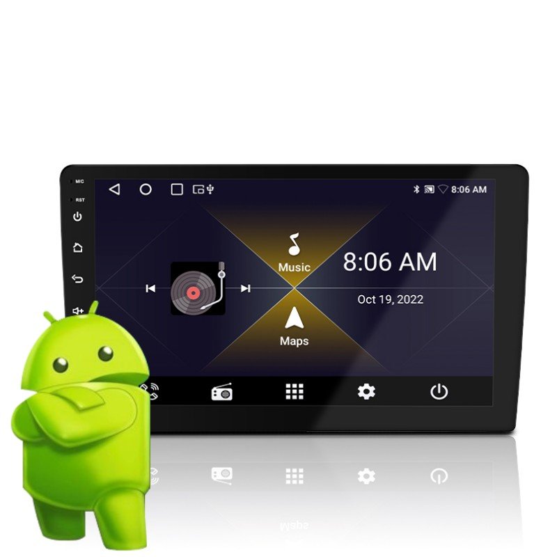 5% Off 1G 32G Carplay Android Auto car dvd player 9 inch double din car radio with screen