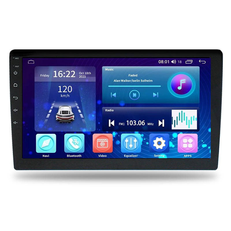 Aijia Manufacturer 9 10inch Car Android Touch Screen GPS System Audio Auto Electronics Video Car DVD Player Radio Navigation