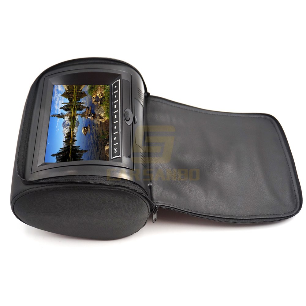Best choose HR7718C 7 inch Car Headrest DVD player with zipper