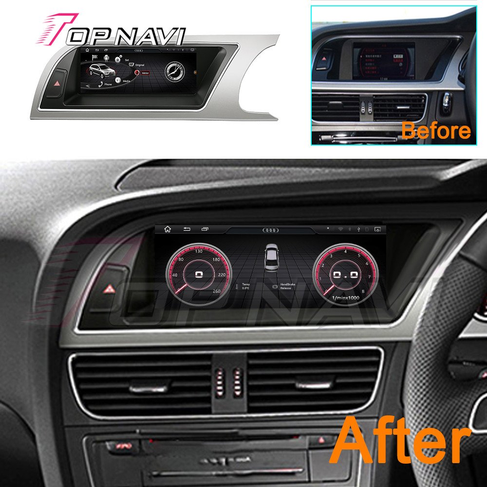 8.8" Screen For Audi A5 2009 - 2016 Android 12 Wireless Carplay 4GB+64GB Car Multimedia Player