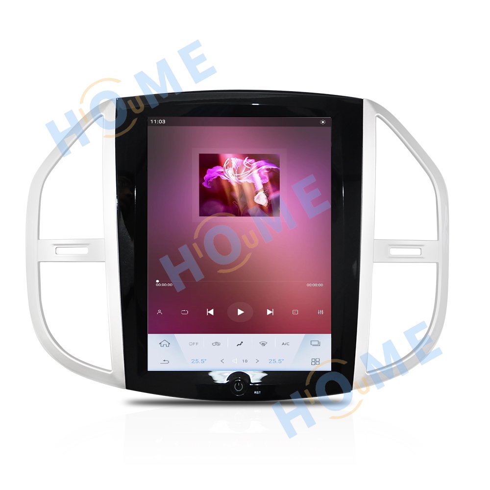 Car Radio Player Video Stereo For Mercedes-Benz VITO W447 2016-2021 Tesla Style Vertical Touch Screen 4G Carplay Android Auto