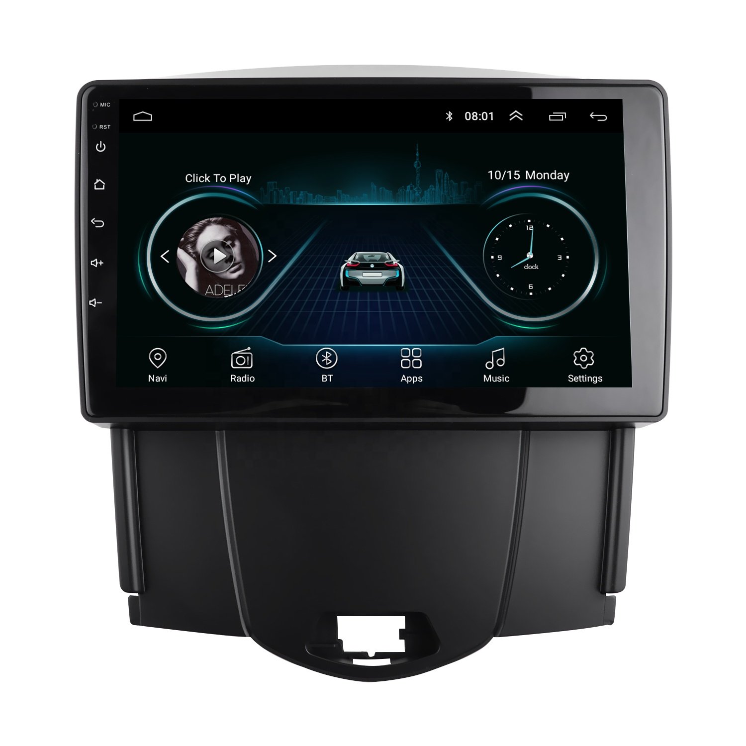 Car Radio Frame for BYD F3 2014-2015 Stereo GPS DVD Player Install Panel Surround Trim Face Plate Dash Mount kit Faceplates