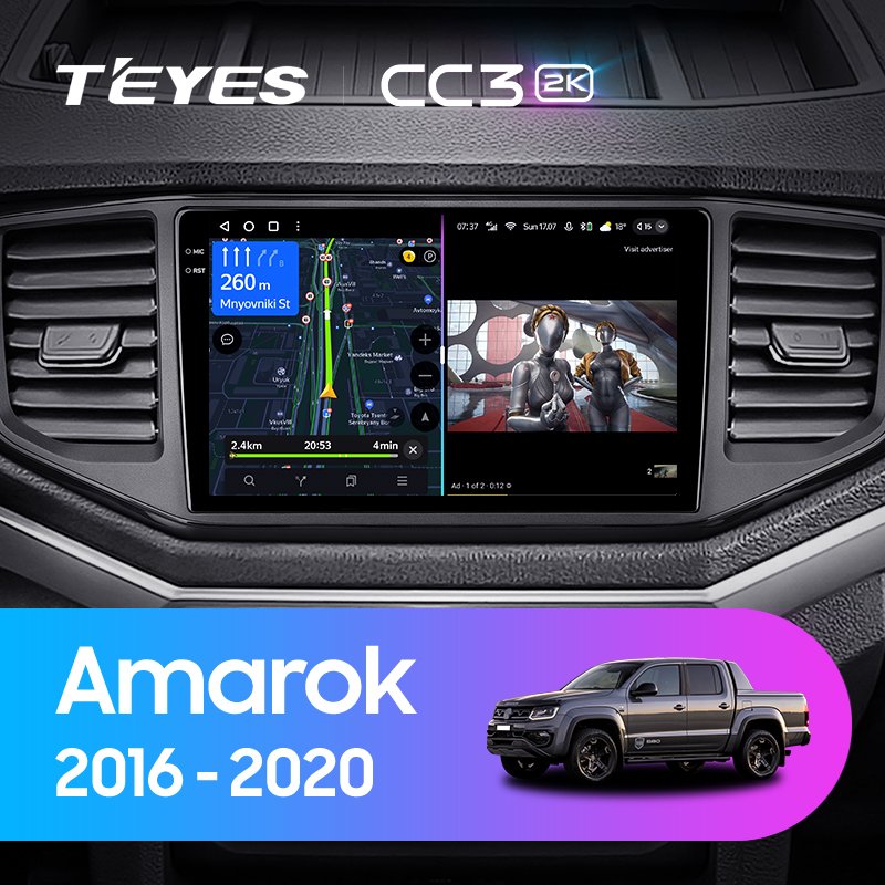 TEYES CC3 2K For Volkswagen Amarok 1 2016 - 2020 Car Radio Multimedia Video Player Navigation stereo Android No 2din 2 din dvd