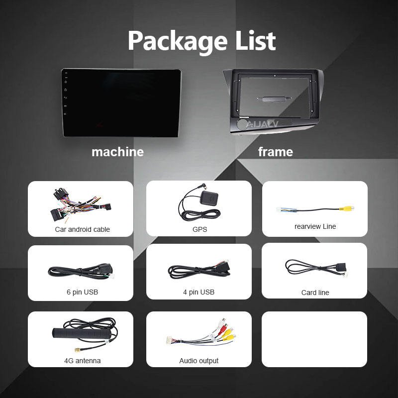 AIJIA For HONDA 2004-2006FIT/JAZZ 9-inch 2-din touch screen car radio multimedia player GPS WiFi car DVD player