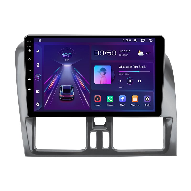 Junsun V1Pro AI Voice 2 din Android Auto Radio For Volvo XC60 2011-2014 Carplay 4G Car Multimedia Player GPS autoradio