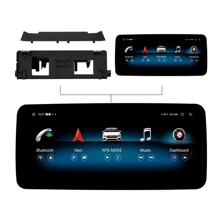 1920*720 Android for Mercedes C-Class W205 GLC-Class X253 V-Class W446 V-Class auto stereo navigation car multimedia DVD player