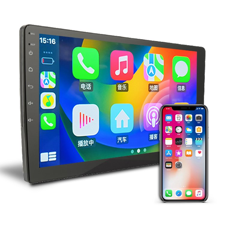 9 inch 2 din 1+32GB Portable MP5 Screen Stereo CD Android Carplay Radio Car DVD Player