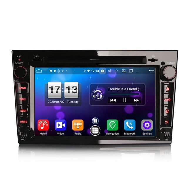 Android Erisin car dvd player with carplay WiFi DAB TPMS ES8760PB for Opel Vauxhall Vivaro Astra Corsa Zafira Navigation