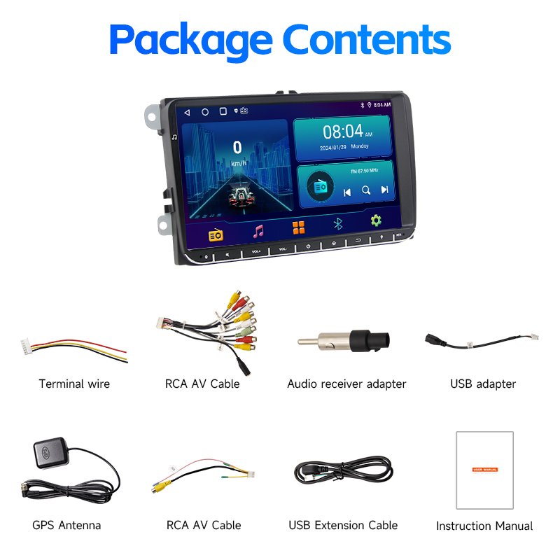 Android 2din For VW Passat VW Volkswagen Car Radio 2+32G car radios vw car radio