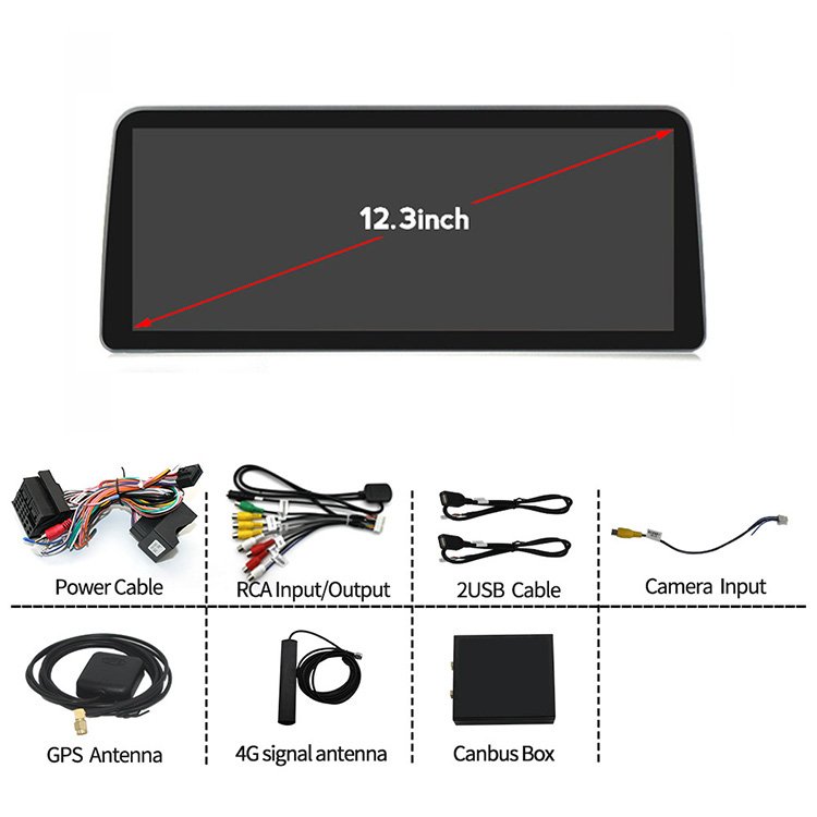 12.3 Inch GPS Navigation Head Unit Android Stereo Player Carplay Touch Screen Car Radio For Honda Crider Envix 2019~2020